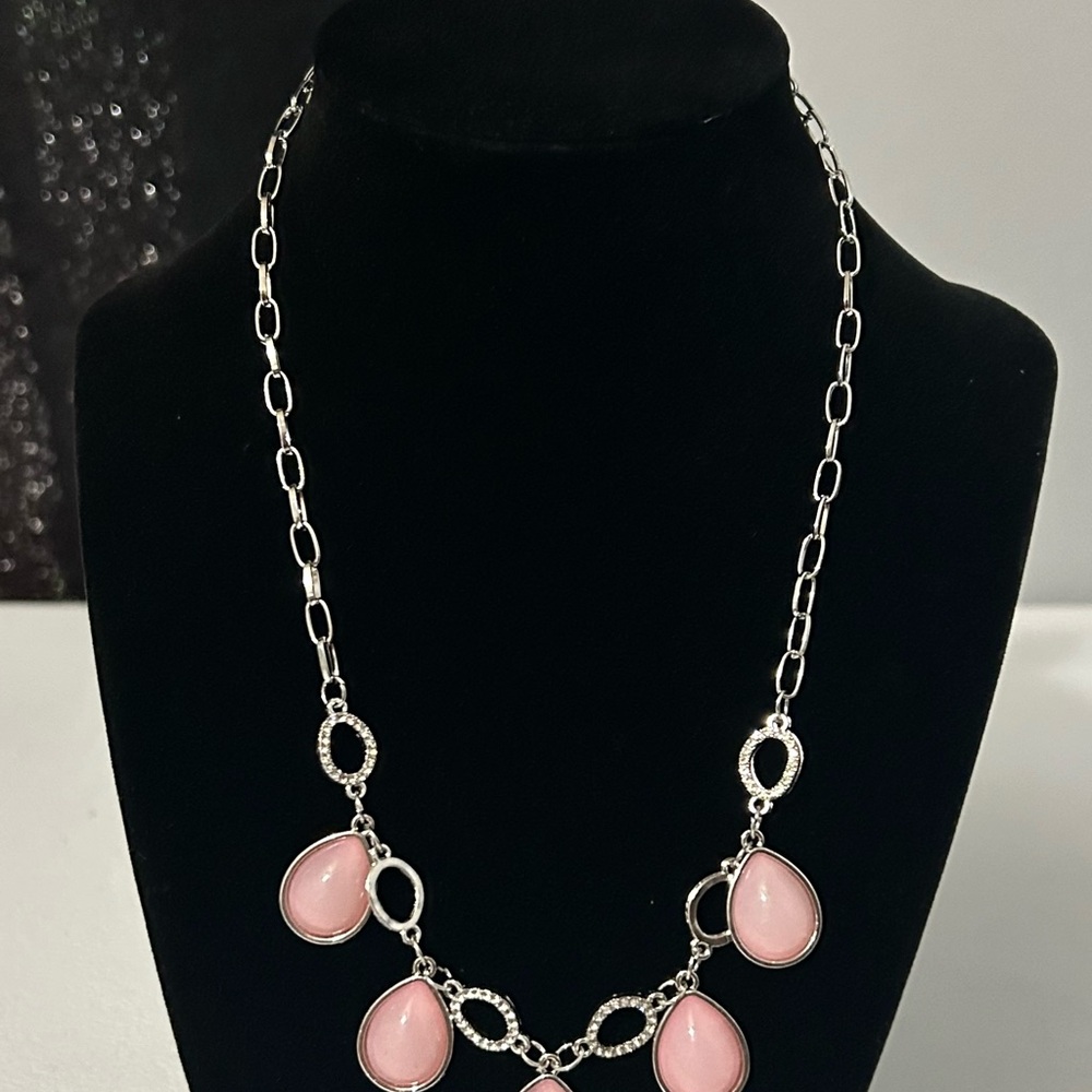 Paparazzi Pink and Silver Necklace